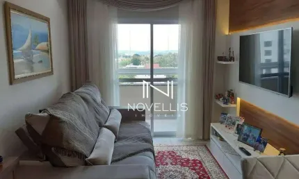 Apartamento com 2 dormitórios para alugar, 69 m² por R$ 4.905,00/mês - Parque Industrial - São José dos Campos/SP
