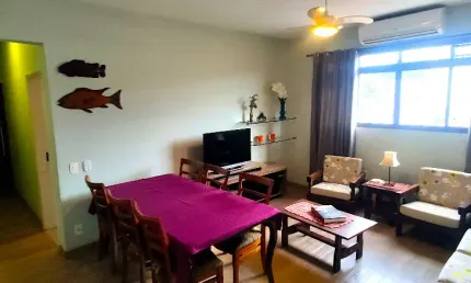Apartamento com 3 quartos mais dependência com banheiro, 110 m², à venda por R$ 645.000,00 - Campo Grande - Santos/SP