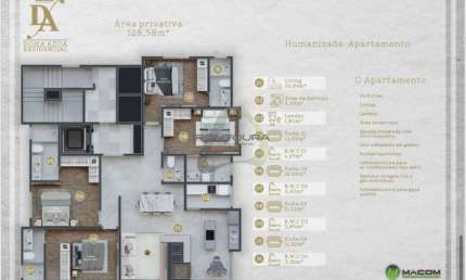 Apartamento com 4 quartos à venda na Rua 299, 18, Meia Praia, Itapema por R$ 3.199.000
