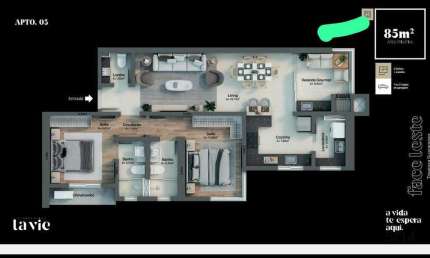 Apartamento com 2 quartos à venda na Rua Barão do Rio Branco - D, 1216, Centro, Chapecó