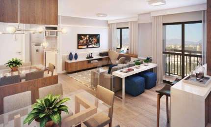 Apartamento com 1 dormitório à venda, 44 m² por R$ 516.100,00 - Ecoville - Curitiba/PR
