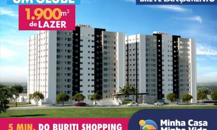 Apartamento 2 quartos a poucos metros da avenida Rio Verde!