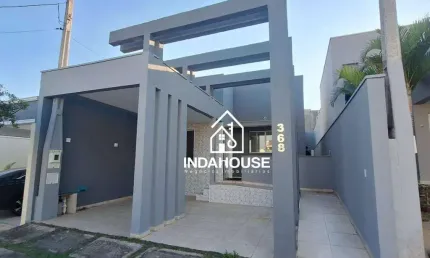 Casa com 3 dormitórios para alugar, 105 m² - Jardim Park Real - Indaiatuba/SP
