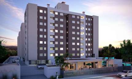Apartamento com 2 quartos à venda na Rua Simão Ludwig, Rio Caveiras, Biguaçu