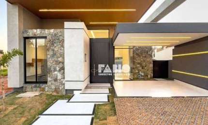 Casa em condomínio fechado com 3 quartos à venda na Rua Anuar Fauaz, 100, Condomínio Vilage La Montagne, São José do Rio Preto