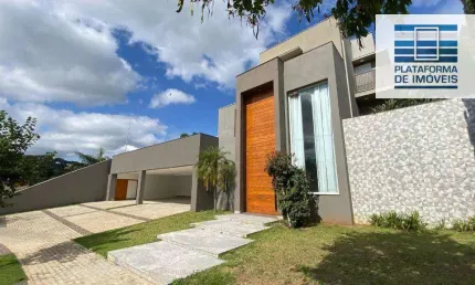 Casa com 4 dormitórios à venda, 535 m² por R$ 5.850.000,00 - Condomínio Portal de Bragança Horizonte - Bragança Paulista/SP