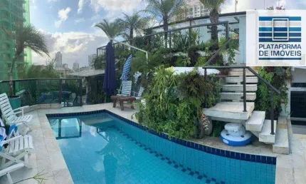 Apartamento com 5 dormitórios à venda, 600 m² por R$ 3.200.000,00 - Ponta da Praia - Santos/SP