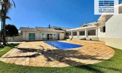 Casa com 4 dormitórios, 448 m² - venda por r$ 3.999.000 ou aluguel por r$ 18.000/mês - condomínio residencial rosário de fátima - bragança paulista/sp