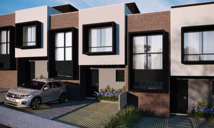 Casa em condomínio fechado com 3 quartos à venda na Rua Amália Túlio Costa, 640, Santa Felicidade, Curitiba, 102 m2 por R$ 850.000
