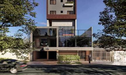 Apartamento com 2 quartos à venda na Rua Marechal Deodoro da Fonseca, Centro, São José dos Pinhais, 63 m2 por R$ 478.300