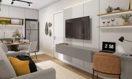 Apartamento com 2 quartos à venda na Rua Romeu Pires, 570, Jardim Amélia, Pinhais, 44 m2 por R$ 305.898