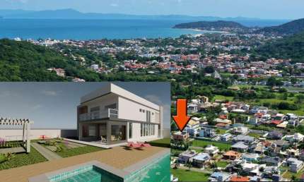 Casa para Venda em Florianópolis, Cachoeira do Bom Jesus, 5 dormitórios, 1 suíte, 5 banheiros, 4 vagas