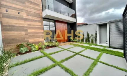 Sobrado alto padrão a venda com 113,15 m² de área construída, 1 suíte e 2 quartos a venda no melhor do bairro saguaçú