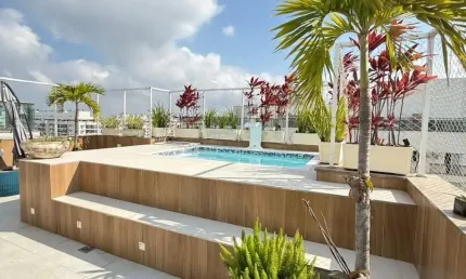 Vendo fantástica cobertura de 231m²no cidade jardim raridade