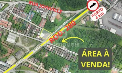 Terreno 8.000m²-Porto- Rocio Grande- São Francisco do Sul,SC