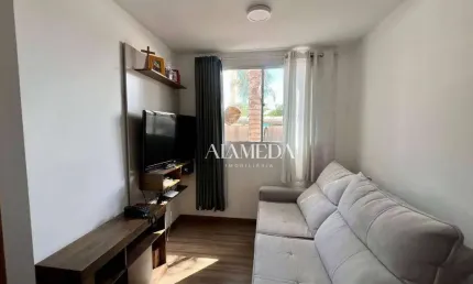 Apartamento com 2 quartos mobiliado para alugar, 47 m² por r$1.790,00 - jd acqua ville - londrina/pr