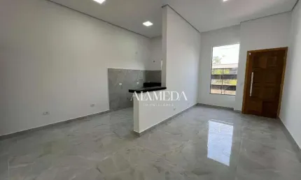 Casa com 3 Quartos Sendo 01 Suíte Nunca Habitada à venda, 80 m² por R$ 395.000 - Jardim Montecatini - Londrina/PR