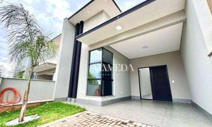 Casa com 3 Quartos sendo 1 Suíte para alugar, 81 m² por R$ 2.600/mês - Morada das Flores - Cambé/PR
