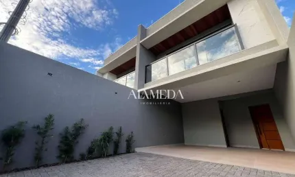 Casa com 2 Quartos Recém Construída à venda, 110 m² por R$ 450.000 - Abussafe - Londrina/PR