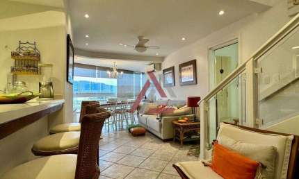 Apartamento Duplex com 4 quartos à venda, 186 m² por R$ 2.350.000 - Jurerê Internacional - Florianópolis/SC