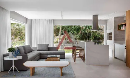 Apartamento com 5 quartos à venda, 306 m² por r$ 5.430.650 - jurerê - florianópolis/sc