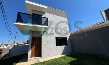 SOBRADO COM 03 DORMITÓRIOS A VENDA NO JD. DAS GRAÇAS EM COLOMBO POR R$550.000,00