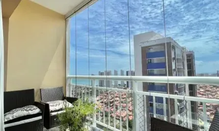Apartamento para Venda em Fortaleza, Mucuripe, 1 dormitório, 1 suíte, 2 banheiros, 2 vagas