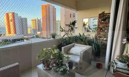 Apartamento para venda em fortaleza, meireles, 3 dormitórios, 2 suítes, 4 banheiros, 2 vagas