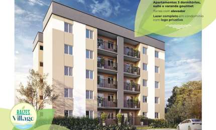 APARTAMENTO 3 DORMITORIOS - COM ENTRADA PARCELADA - A PARTIR DE 1K