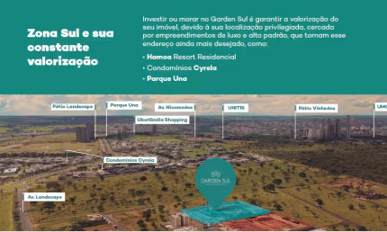 Garden Sul Residence Apartamento 2/4, 1 suíte, sacada, elevador e lazer próximo à Av. Landscape