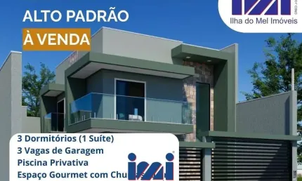 Casa com 3 quartos à venda em Balneário Itapuã, Pontal do Paraná 
