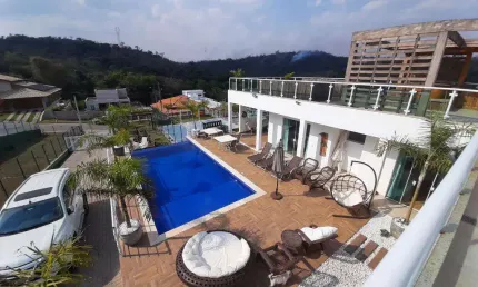 Chácara com 4 dormitórios à venda, 1000 m² por r$ 2.300.000,00 - horizonte azul ii - itupeva/sp