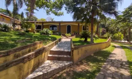 Chácara com 4 dormitórios à venda, 5000 m² por r$ 1.800.000,00 - bom jardim - jundiaí/sp