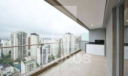 Apartamento para alugar com 1 quarto na  Vila Nova Conceição - São Paulo-SP