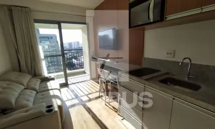 Apartamento para alugar em Moema. Mobiliado, novo, 33m².