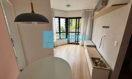 Apartamento para venda ou locação, mobiliado, 1 quarto, 37m², Vila Nova Conceição.