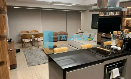 Apartamento para locação, 1 dormitório, 2 vagas, mobiliado, Brooklin.