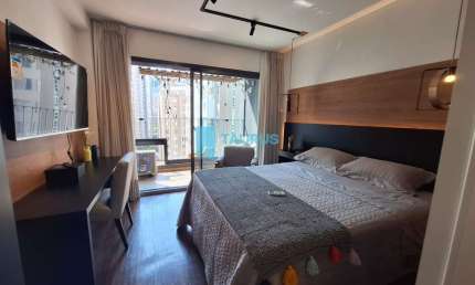 Studio para venda ou locação, 25m², Moema, São Paulo.