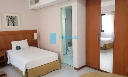 Flat para locação, 1 dormitório, 1 vaga, 29m², moema.