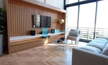Flat duplex para locação, 1 suíte, 2 vagas, 110m², jardins.