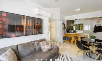 Apartamento á venda em moema, 2 suítes, mobiliado, 72 m².