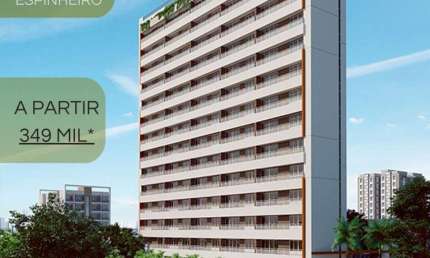 Apartamento para Venda em Recife, Espinheiro, 1 dormitório, 1 banheiro, 1 vaga
