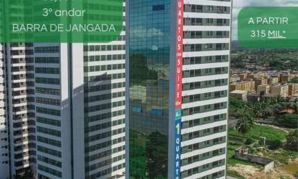 Apartamento para Venda em Jaboatão dos Guararapes, Barra de Jangada, 1 dormitório, 1 banheiro, 1 vaga