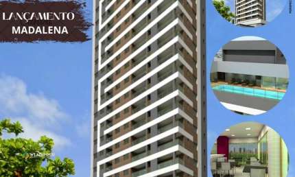 Apartamento para Venda em Recife, Madalena, 3 dormitórios, 1 suíte, 2 banheiros, 1 vaga