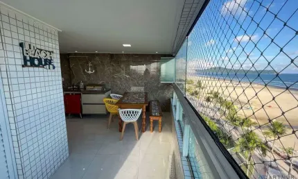 Apartamento 3 dormitórios  - Vista Mar - Mobiliado - Bairro: Aviação