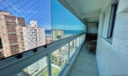 Apartamento 02 dormitórios  - Vista Mar - Mobiliado - Bairro: Caiçara