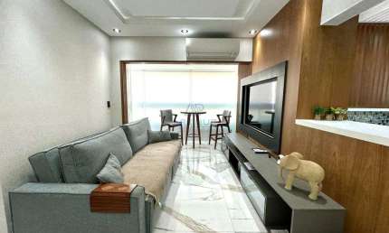 Apartamento 3 dormitórios  - Vista Mar - Lazer Completo