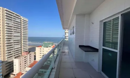 Apartamento 3 dormitórios  - vista mar - lazer completo