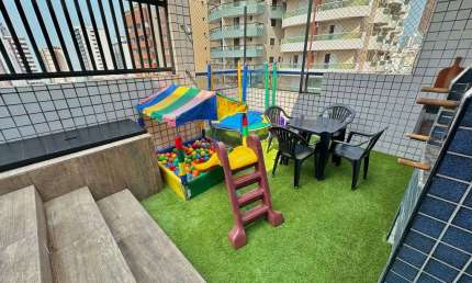 Cobertura - 3 Dormitórios - Vista Mar - Mobiliado - Bairro: Guilhermina