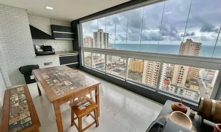 Apartamento à venda em Praia Grande na Tupi com 03 Suítes - 02 Vagas